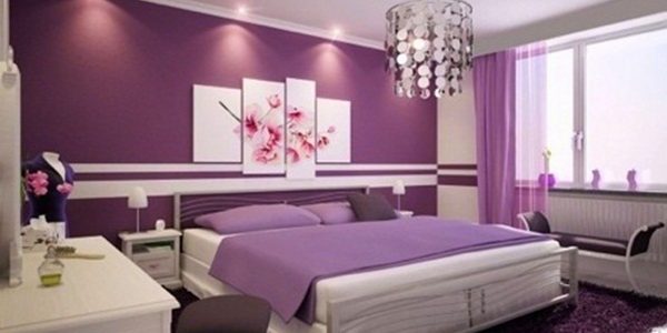 purple bedroom